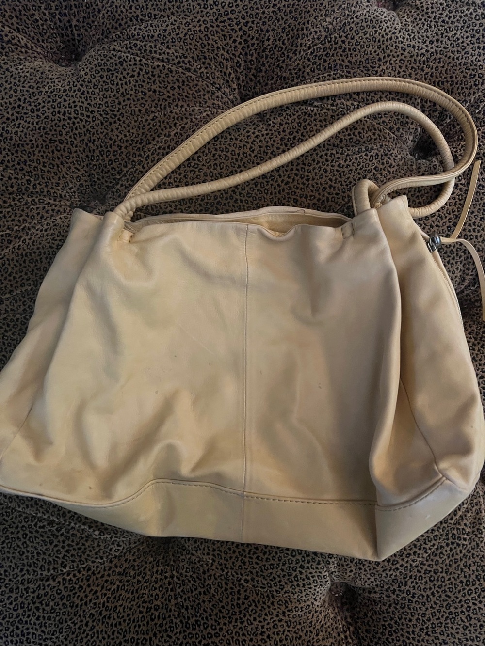 HOBO Yellow Leather  Shoulder Bag